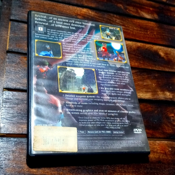 G-2 PS2- Dark CLoud game - Picture 5 of 5